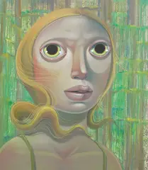 Tania Marmolejo, Secrets in the Rainforest, 2022, Acrylic on canvas
