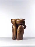 Wang Keping, Kissing Couple, 2000, Maple wood
