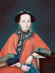 Wu A-sun, Hsiang-fei, Oil on canvas
