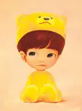 Mayuka Yamamoto, Sitting Bear, 2022, Lithograph, edition no. 38/75