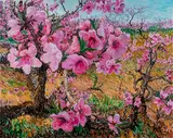 Zhou Chunya, Peach Blossoms, 2008, Oil on canvas