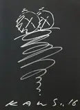 Kaws, Drawing, 2016, Marker pen on paper