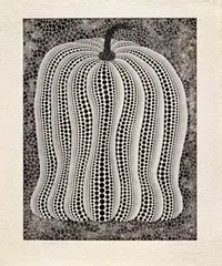 Yayoi Kusama, Pumpkin-Black, 2006, Etching, edition of 8, HC 3/4