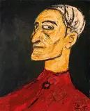Chiu Ya-tsai, The Artist, Oil on canvas