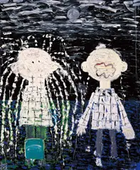 Ouyang Chun, Moon River, 2005, Oil and acrylic on canvas
