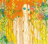 Walasse Ting, Love me, Love me not?, 1977, Acrylic on canvas