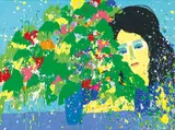 Walasse Ting, Waiting for Your Love Letter, 1979, Oil on canvas