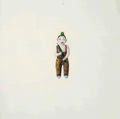 Persona by Ji Dachun, 2004, Mixed media on canvas, sold Dec 2007