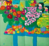 Walasse Ting, Picnic (quadriptych)