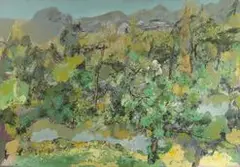 Hong Ling, Autumn Pond, 1999, Oil on canvas