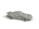 Daniel Arsham, Eroded 911 Turbo(grey), 2020, Resin and aluminium oxide, edition of 500