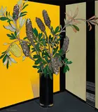 Criss Canning, Banksia from Signature Drive 2026, 2026, oil on board