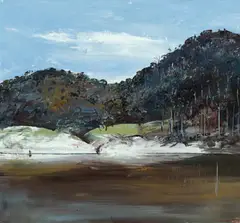 Arthur Boyd, Shoalhaven Landscape (1977), 1977, oil on canvas
