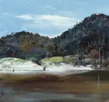 Arthur Boyd, Shoalhaven Landscape (1977), 1977, oil on canvas