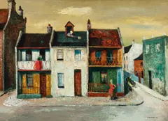 Sali Herman, Woolloomooloo 1958, 1958, oil on canvas