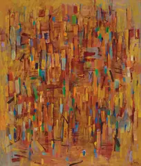 Spring Cantata 2004 by Yvonne Audette, 2004, oil on board, sold Aug 2026
