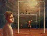 Jeffrey Smart, Ball Game 1954