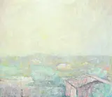 Lloyd Rees, Morning at Omega I 1971-1972, 1971-1972, oil on canvas