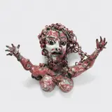 John Perceval, Girl Stretching 1961, 1961, earthenware