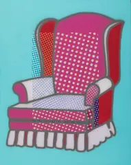 Howard Arkley, Sampler: Traditional 1998, 1998, synthetic polymer paint on canvas