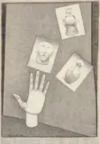 John Brack, Study for A Hand with the Etruscans 1975
