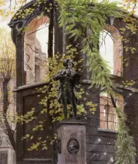 Stella Bowen, Folly Rebuked (1942), 1942, oil on board