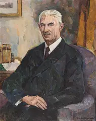 Bessie Davidson, Gabriel Migaud 1942, 1942, oil on board