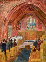 Grace Cossington Smith, Thanks-Giving Sunday 1946, 1946, oil on pulpboard