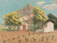 Rupert Bunny, Southern Farmhouse (circa 1934), 1934, oil on canvas