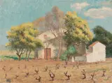 Rupert Bunny, Southern Farmhouse (circa 1934), 1934, oil on canvas