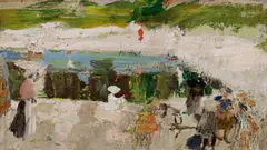 E. Phillips Fox, Sketch (at Nice) (circa 1911), 1911, oil on wood