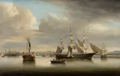 Thomas Robertson, Marine View – A Calm 1856, 1856, oil on canvas