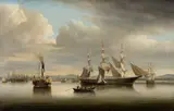 Thomas Robertson, Marine View – A Calm 1856, 1856, oil on canvas