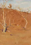 Elioth Gruner, Drought 1919, 1919, oil on board