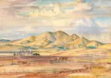 Hans Heysen, Mid North Landscape Orroroo 1950
