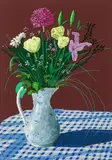 David Hockney, 20th February 2021, Jug with Flowers 2021