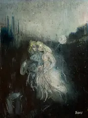 William Dobell, Festival (circa 1936), 1936, oil on board