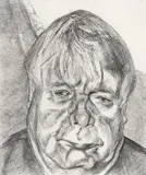 Lucian Freud, Donegal Man (2007), 2007, etching on paper