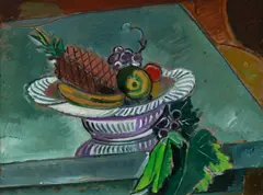 Roy De Maistre, Still Life with Fruit (1948), 1948, oil on composition board
