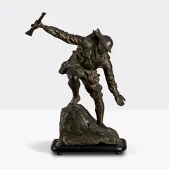 Charles Web Gilbert, The Helping Hand (Maquette for Shepparton and District War Memorial) 1921, 1921, bronze