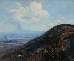 Arthur Streeton, Summer Haze (1936), 1936, oil on canvas