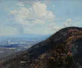 Arthur Streeton, Summer Haze (1936), 1936, oil on canvas