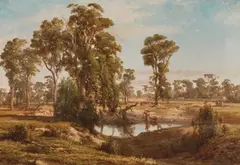 Louis Buvelot, Pastoral 1877, 1877, oil on canvas