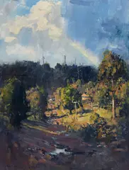 Arthur Streeton, The Thunder Cloud (1907), 1907, oil on canvas
