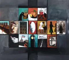 Charles Blackman, Notebook 1961, 1961, oil on composition board