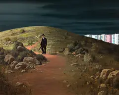 Jeffrey Smart, The Walker I 1965, 1965, oil on canvas