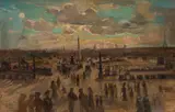 Ethel Carrick, Place de la Concorde (circa 1918-1919)