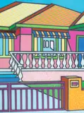 Howard Arkley, Theatrical Façade 1996, 1996, synthetic polymer paint on canvas