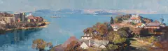 Arthur Streeton, Harbour from Neutral Bay (1926), 1926, oil on wood panel