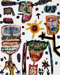 David Larwill, Us 1997, 1997, synthetic polymer paint on canvas